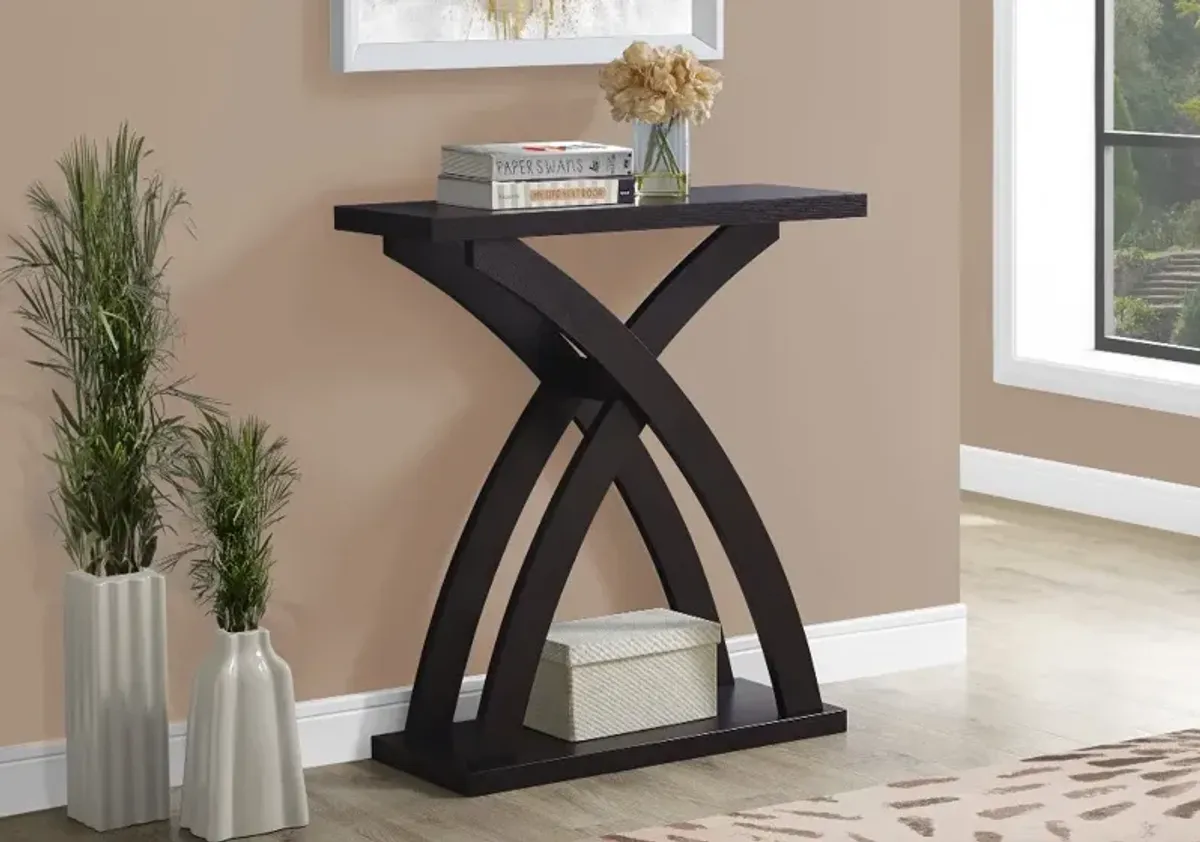 Brown Contemporary Accent Table