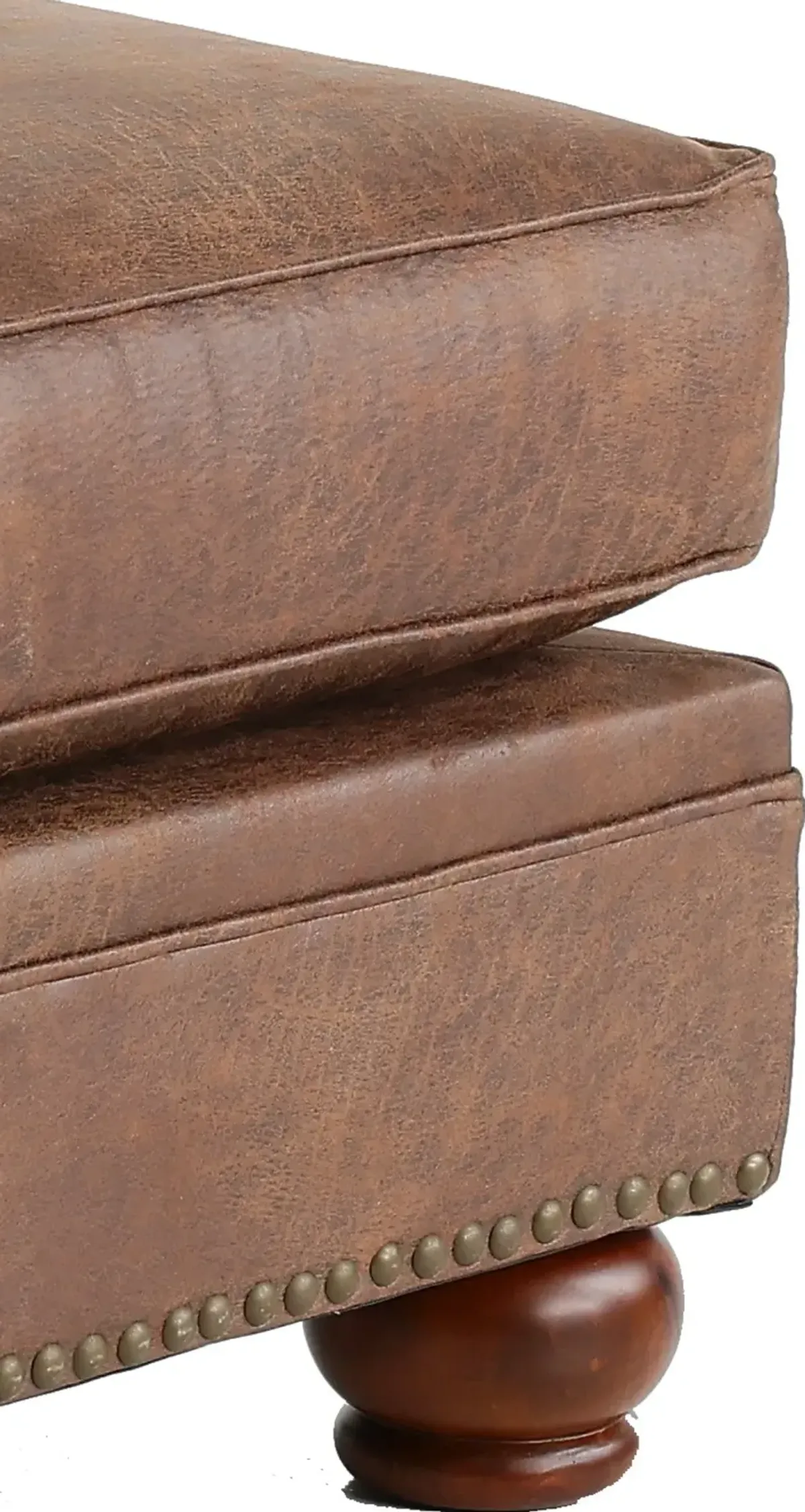 Tahoe Brown Ottoman