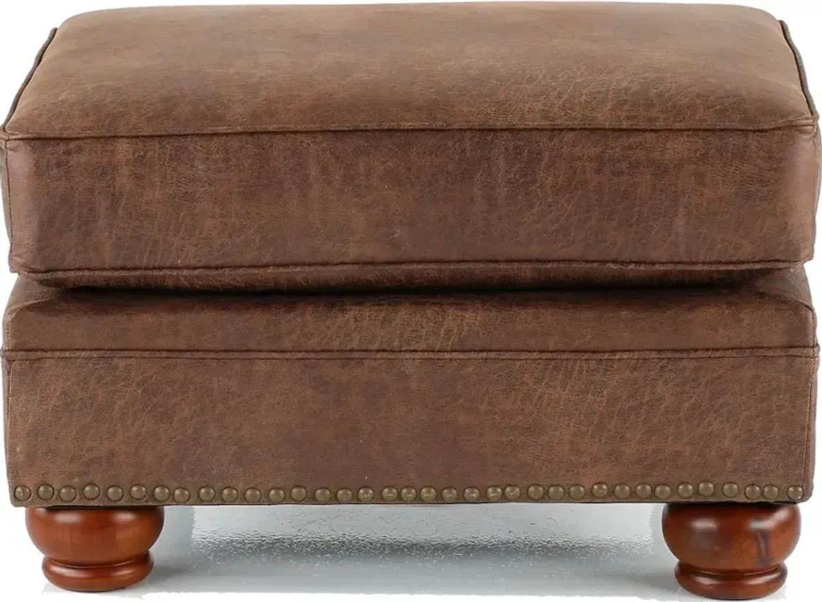 Tahoe Brown Ottoman