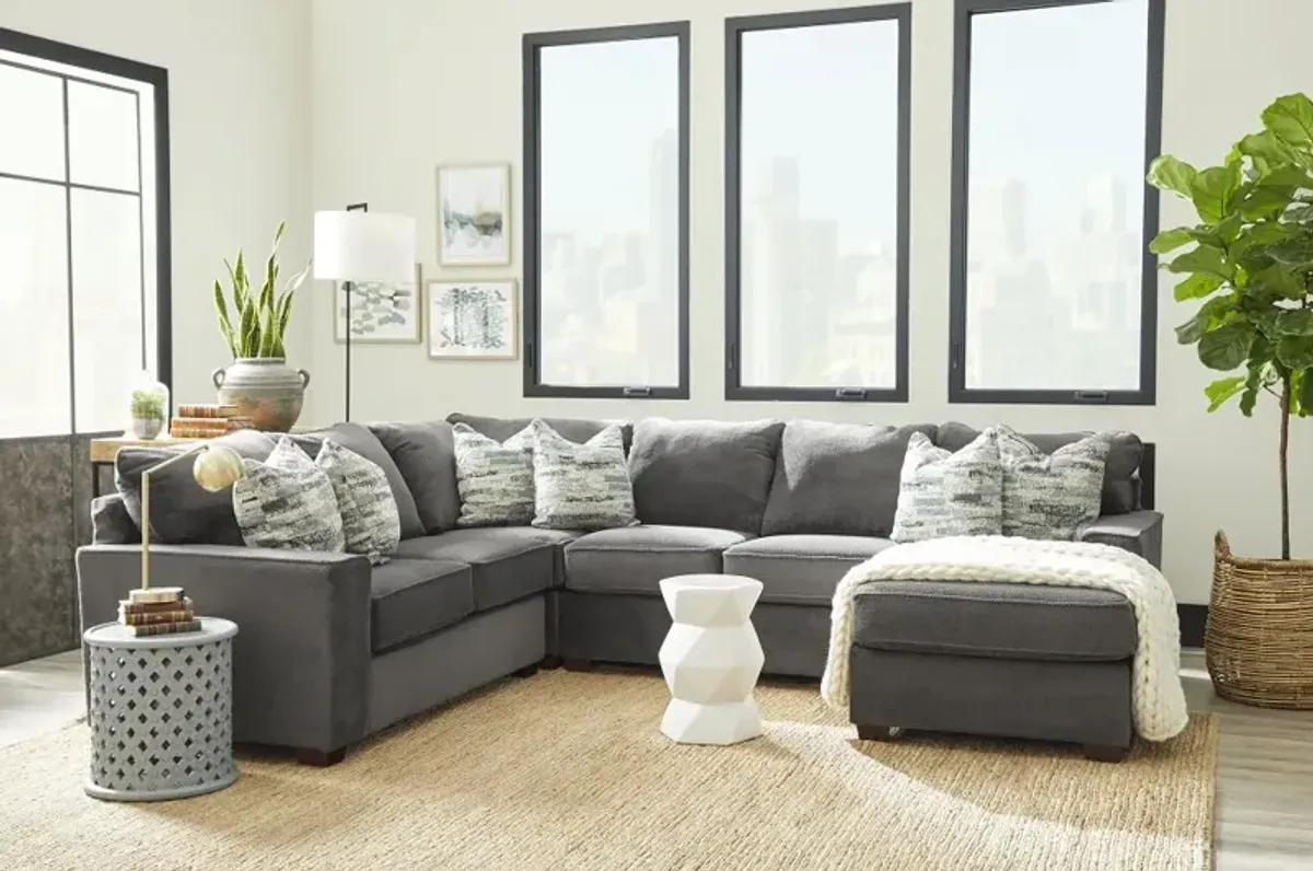 Autumn Gray 4 Piece Sectional