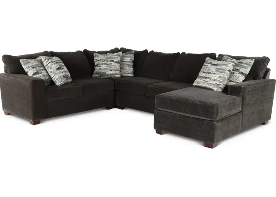 Autumn Gray 4 Piece Sectional