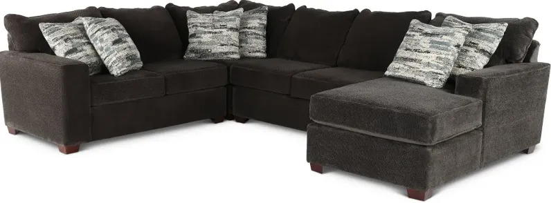 Autumn Gray 4 Piece Sectional