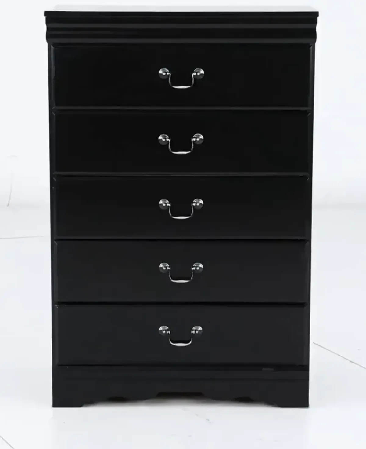 Huey Vineyard Black Chest of Drawers