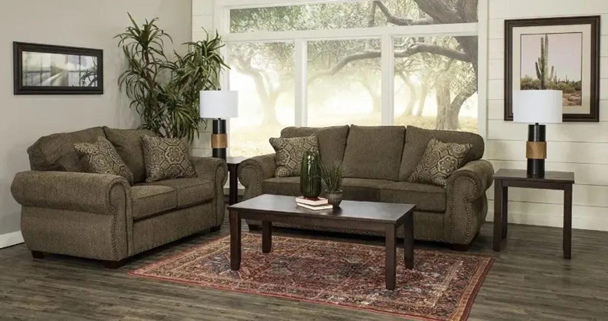 Southport Brown 7 Piece Living Room Set