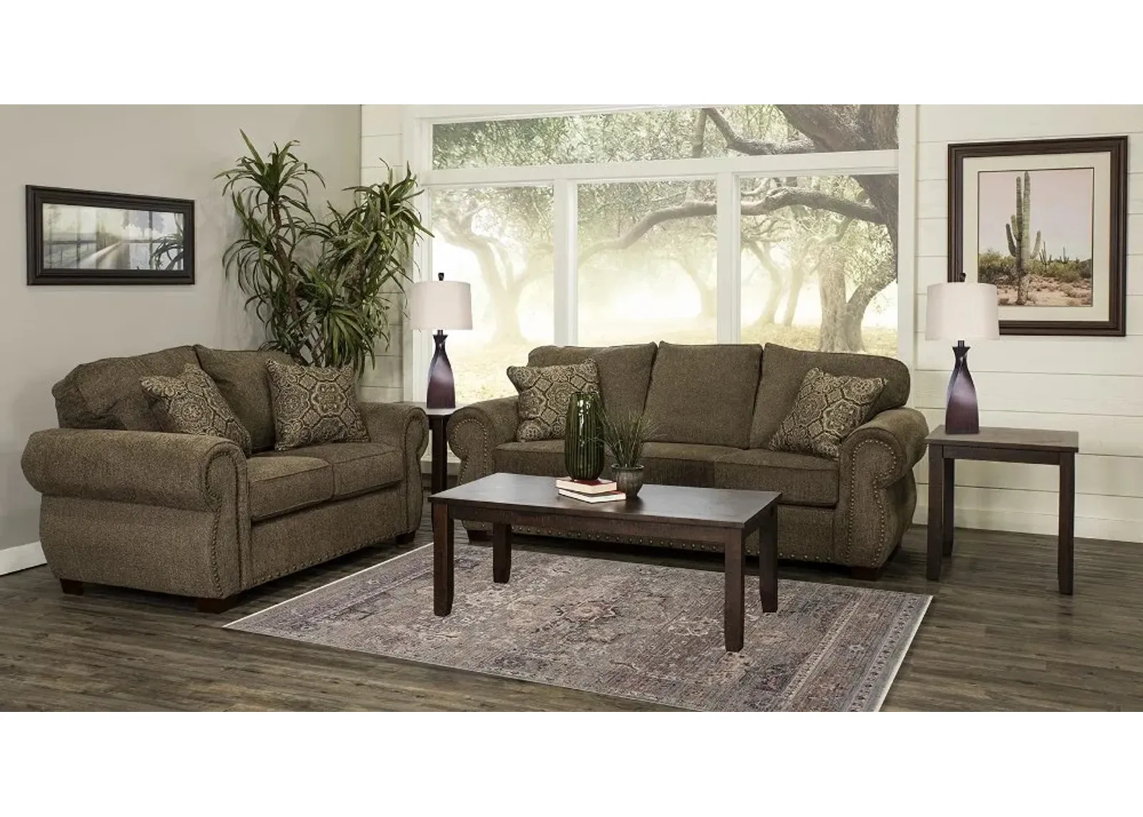 Southport Brown 7 Piece Living Room Set