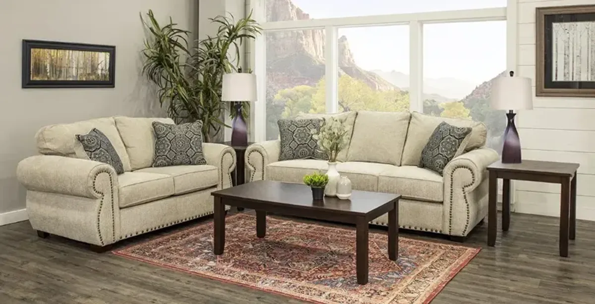 Southport Tan 7 Piece Living Room Set