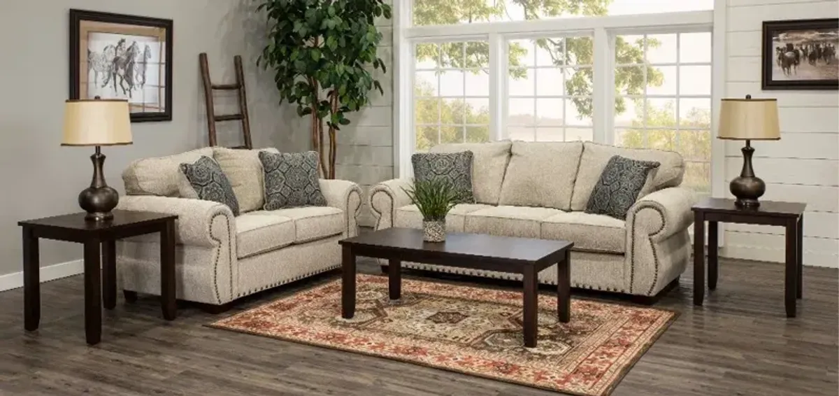 Southport Tan 7 Piece Living Room Set