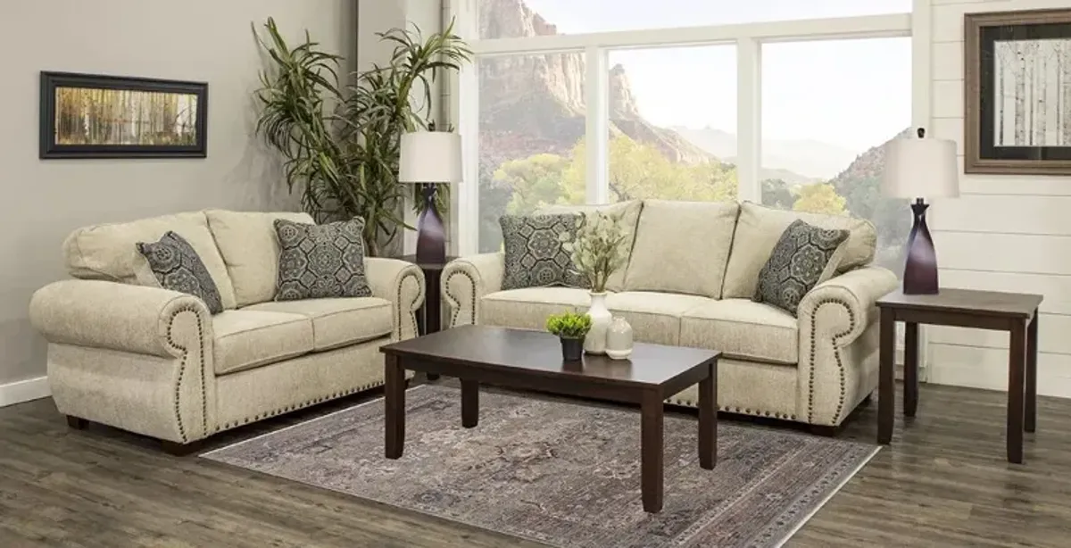 Southport Tan 7 Piece Living Room Set