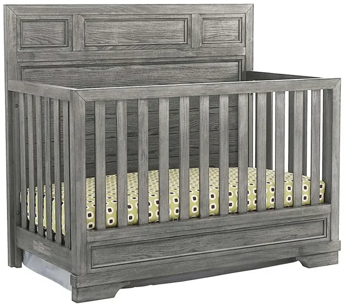 Foundry Pewter Gray 4-in-1 Convertible Crib
