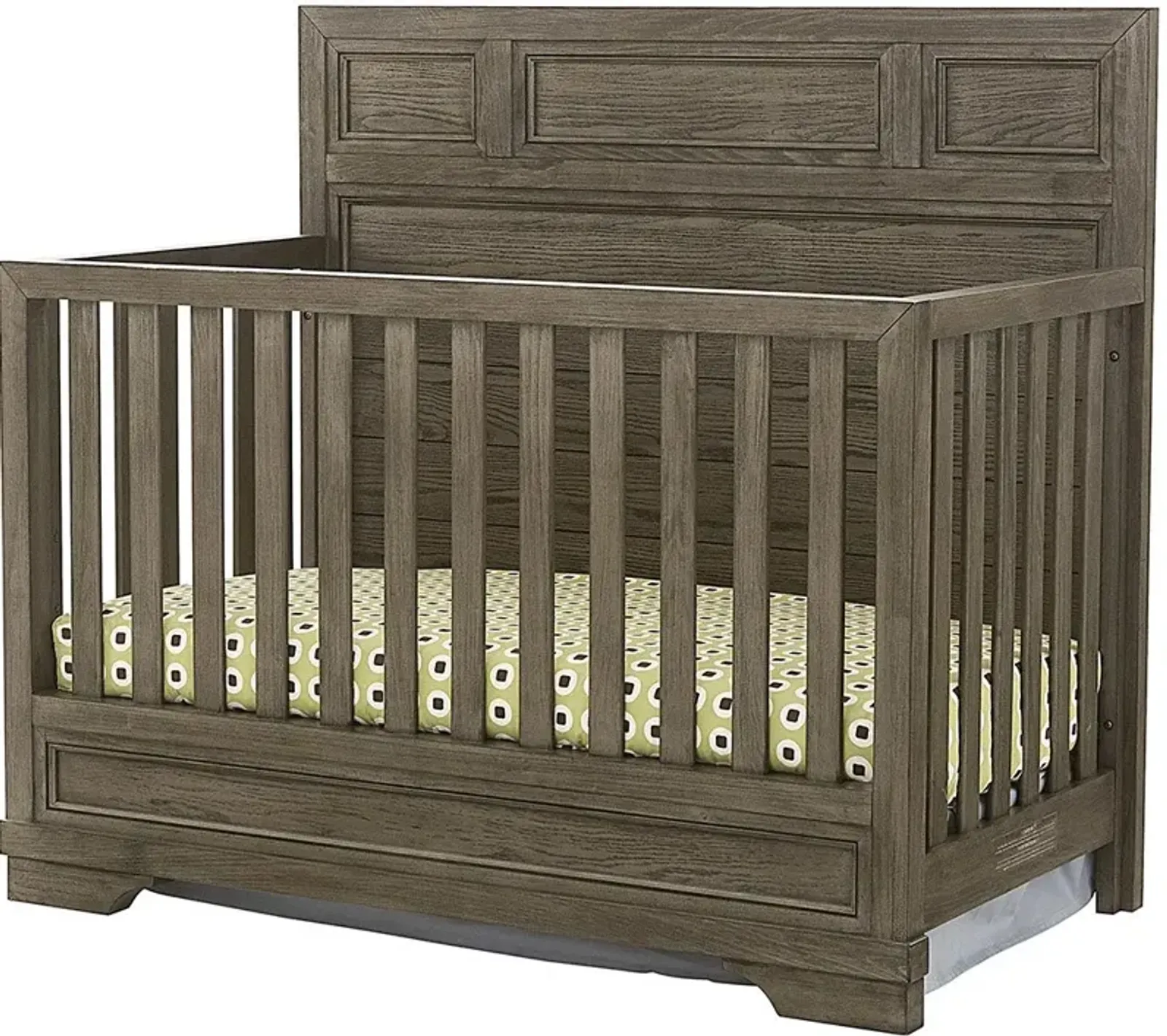 Foundry Pewter Gray 4-in-1 Convertible Crib