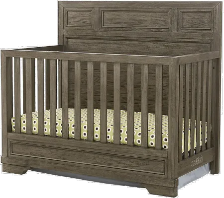Foundry Pewter Gray 4-in-1 Convertible Crib