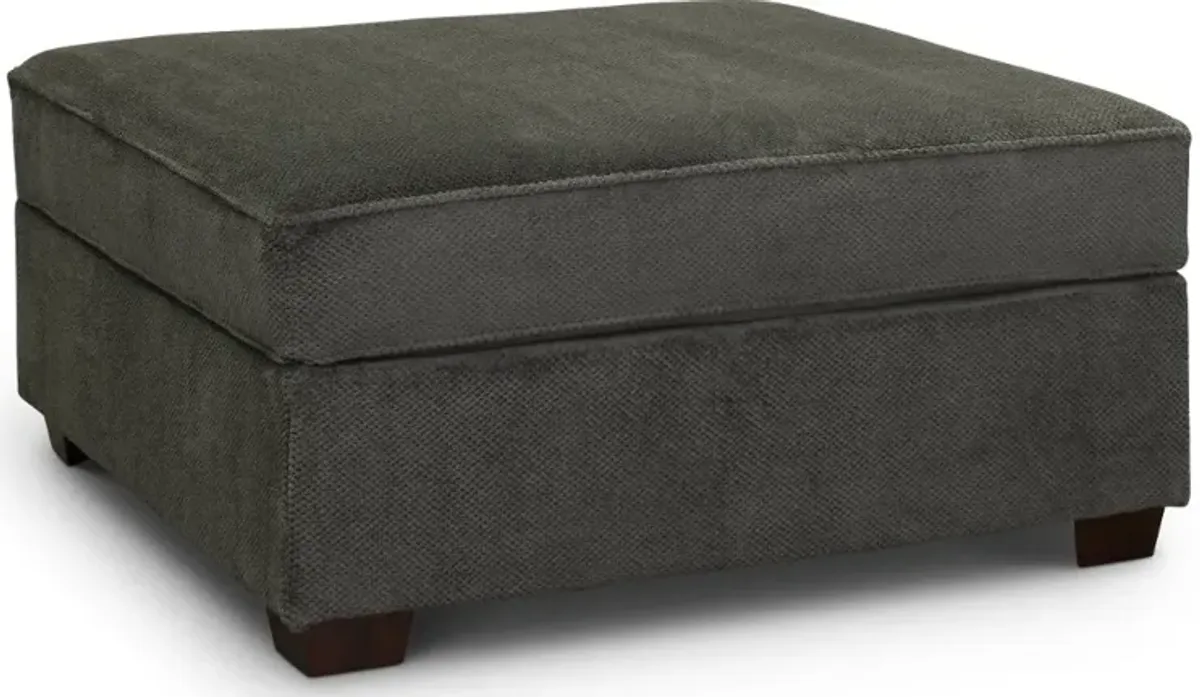 Autumn Gray Ottoman