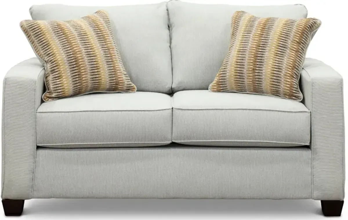 Gavin Sky Gray Loveseat