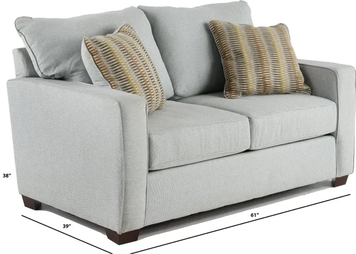 Gavin Sky Gray Loveseat