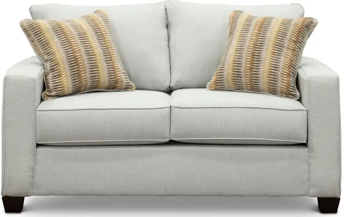 Gavin Sky Gray Loveseat