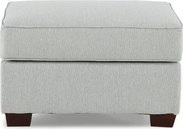 Gavin Sky Gray Ottoman