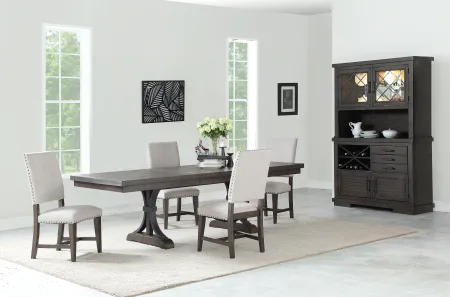 Revolution Gray Brown Dining Table