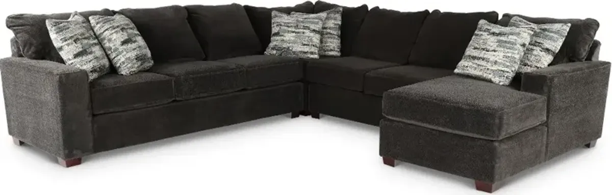 Autumn Gray 4 Piece Sectional