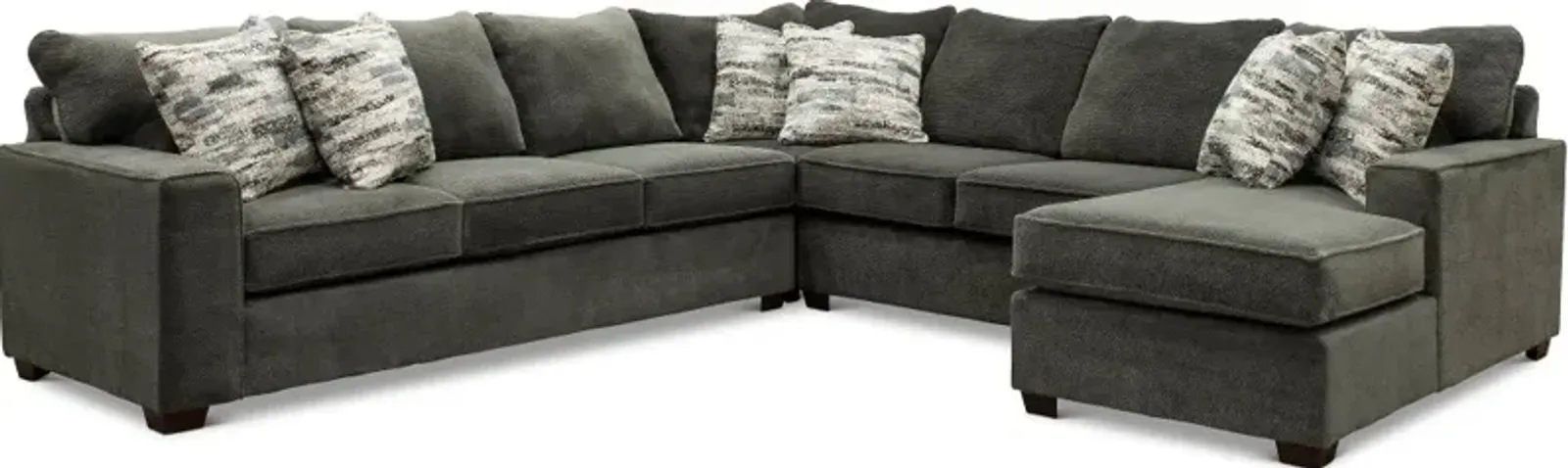 Autumn Gray 4 Piece Sectional