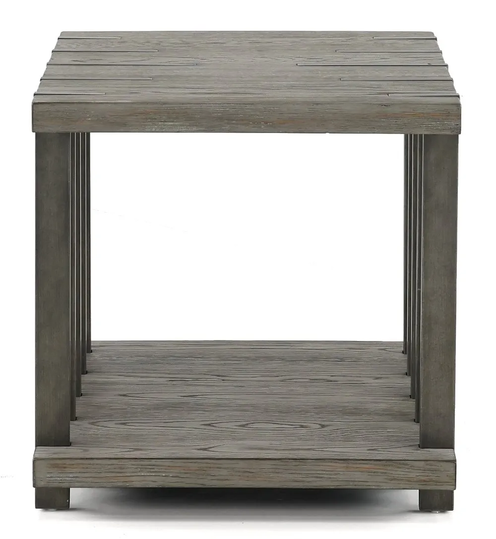 Eldridge Weathered Gray End Table