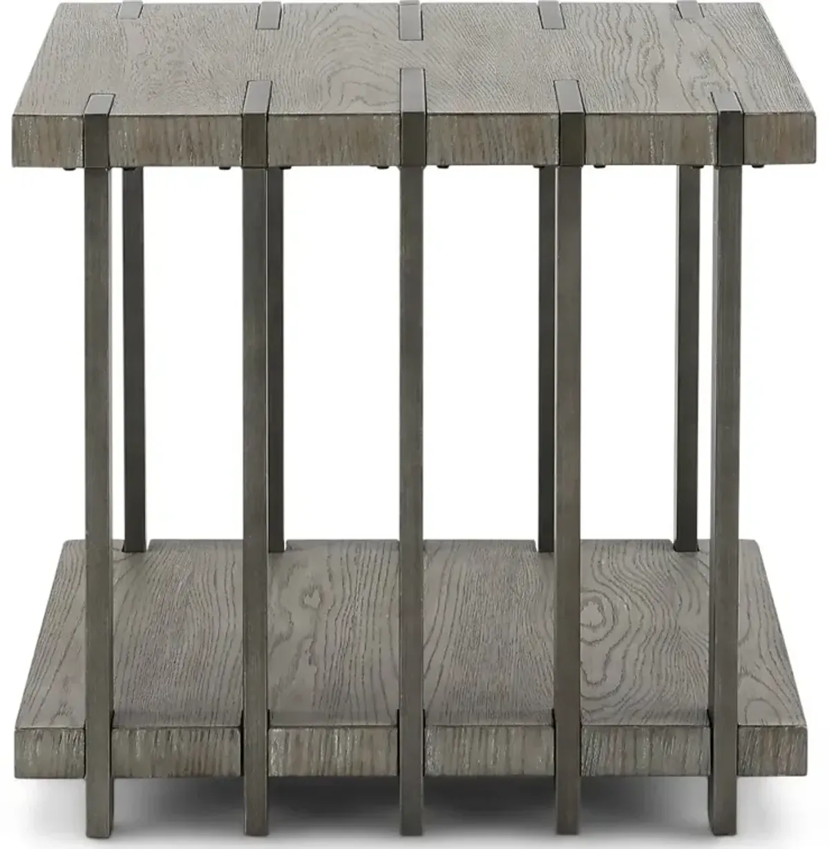 Eldridge Weathered Gray End Table