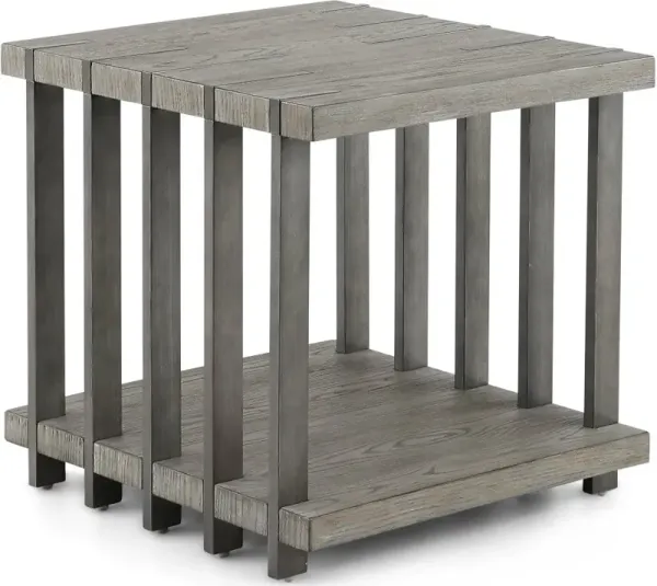 Eldridge Gray End Table