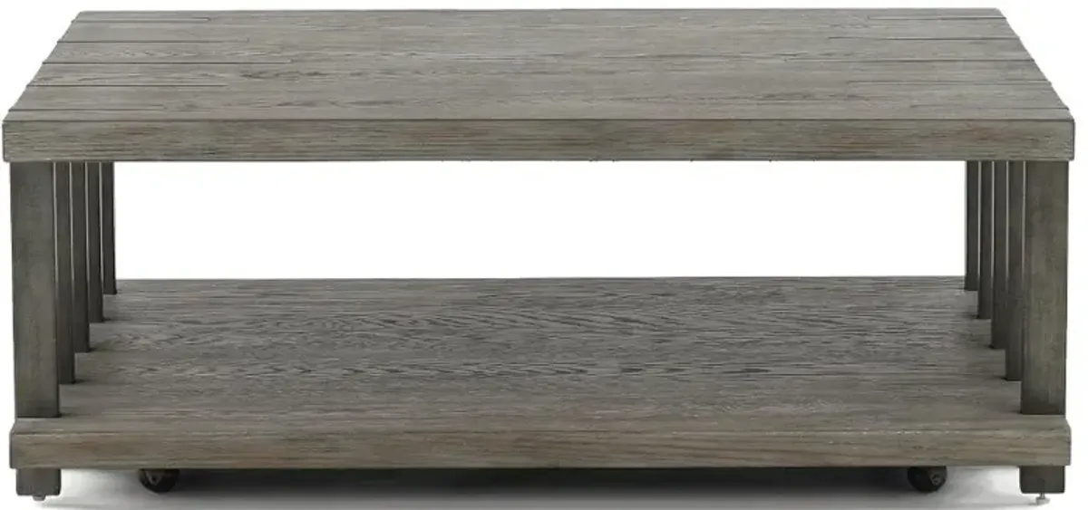 Eldridge Weathered Gray Coffee Table