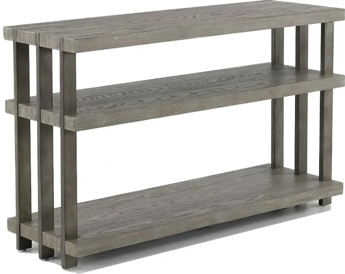 Eldridge Weathered Gray Sofa Table