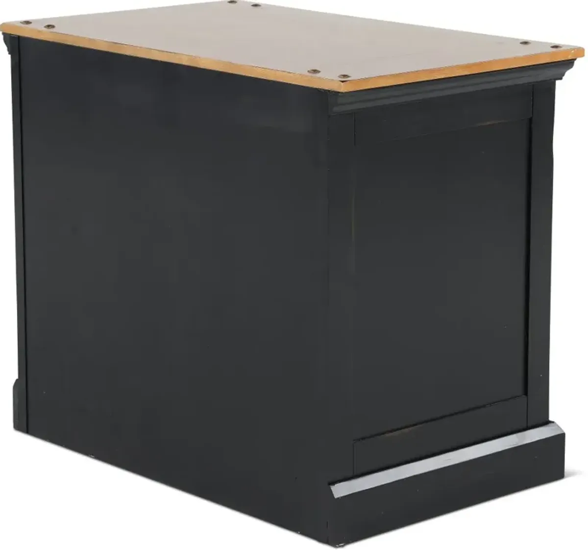 Toulouse Natural Brown and Black Lateral File Cabinet