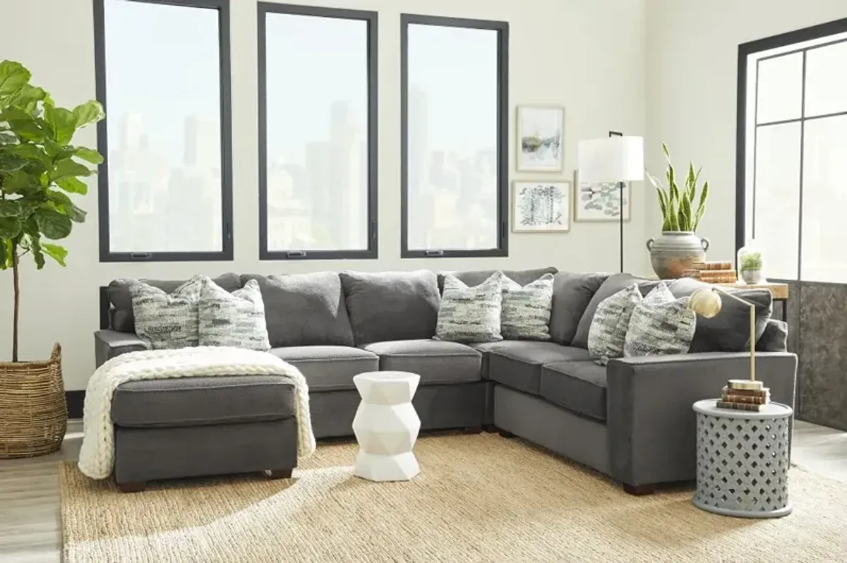 Autumn Gray 4 Piece Sectional