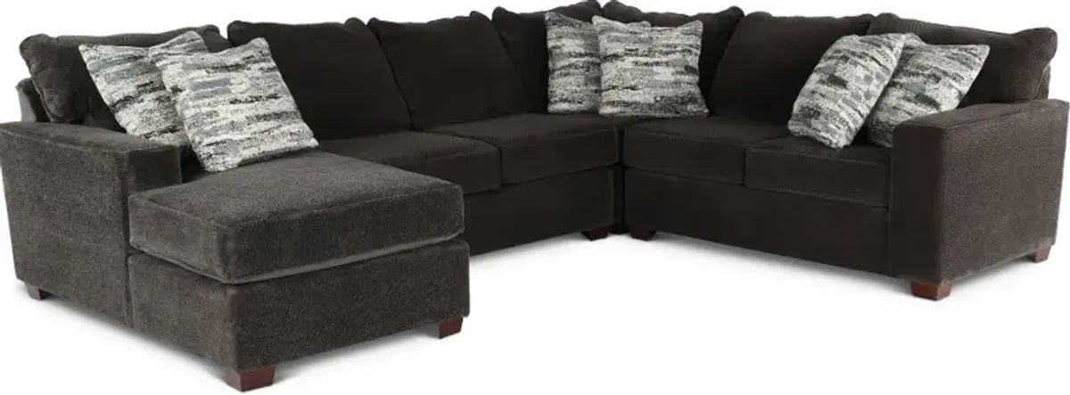 Autumn Gray 4 Piece Sectional