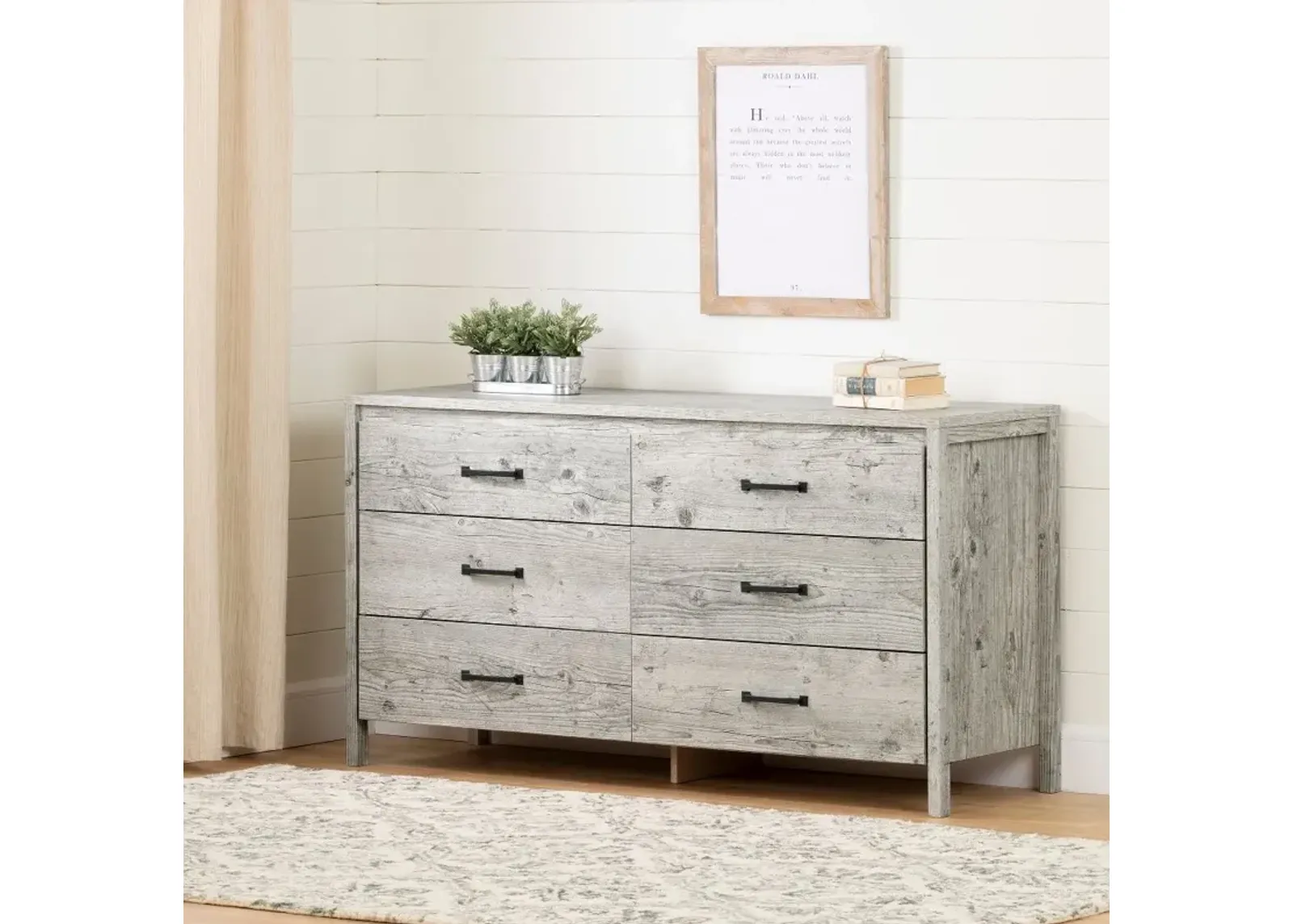 Gravity Rustic Seaside Pine Dresser - South Shore