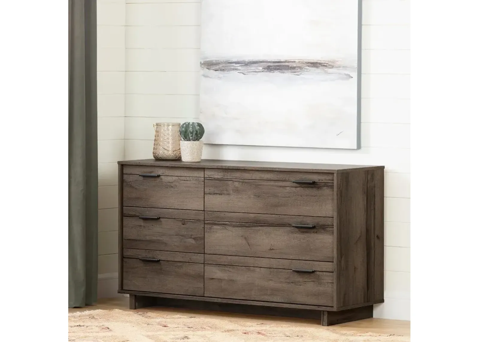 Modern Fall Oak Brown Drawer - South Shore