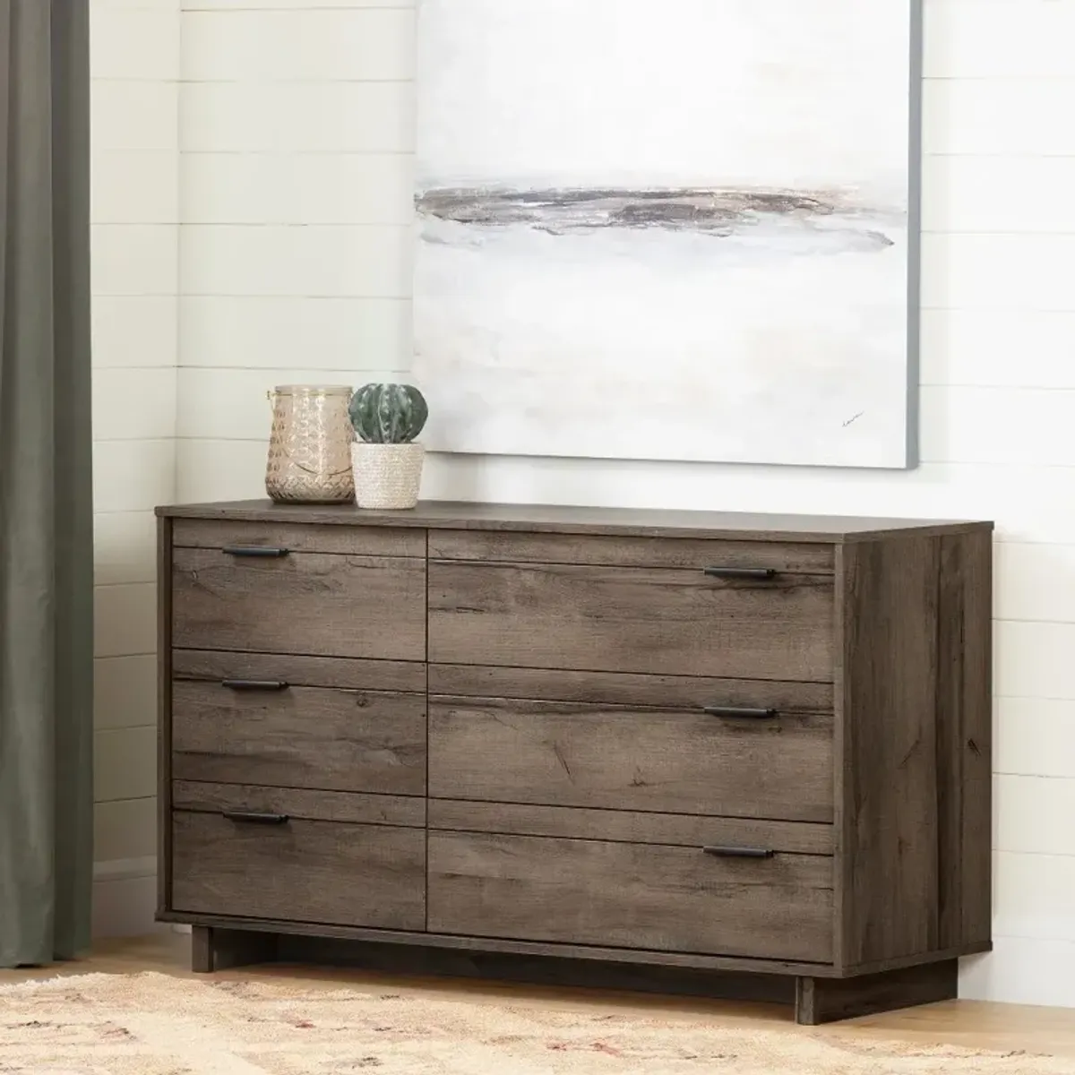 Modern Fall Oak Brown Drawer - South Shore