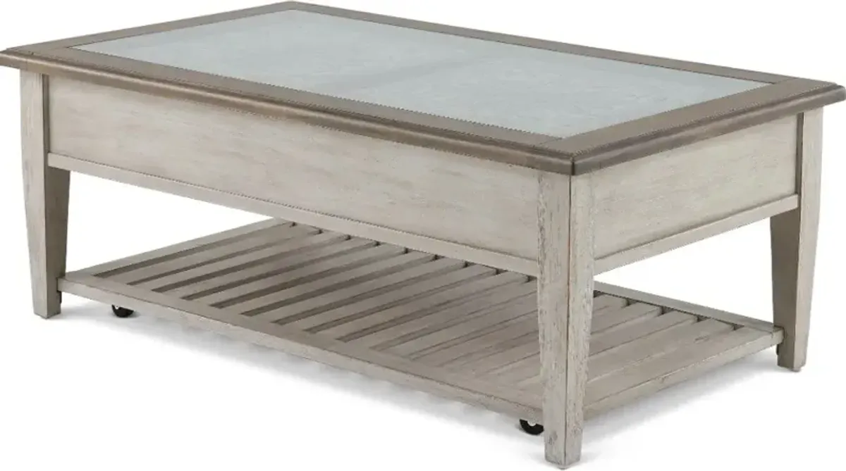 Heartland Weathered White Oak Coffee Table