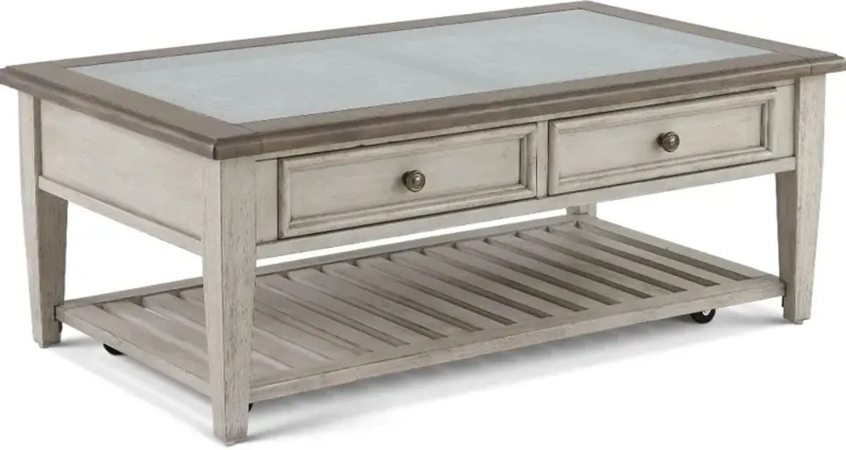 Heartland Weathered White Oak Coffee Table