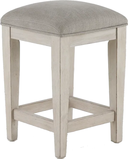 Heartland Weathered White Counter Height Stool