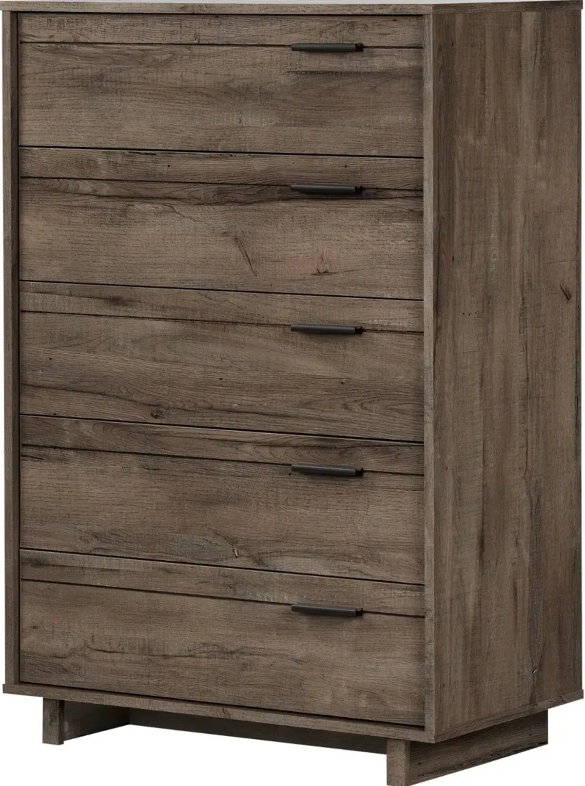 Modern Fall Oak Brown Chest of Drawers - South Shore