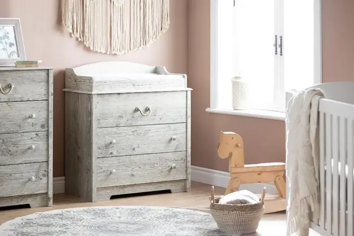 Aviron Seaside Pine Changing Table - South Shore