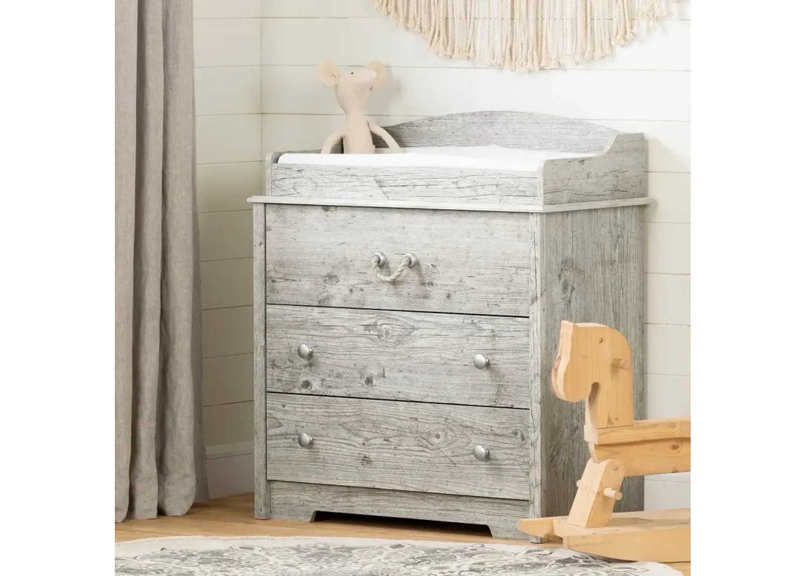 Aviron Seaside Pine Changing Table - South Shore