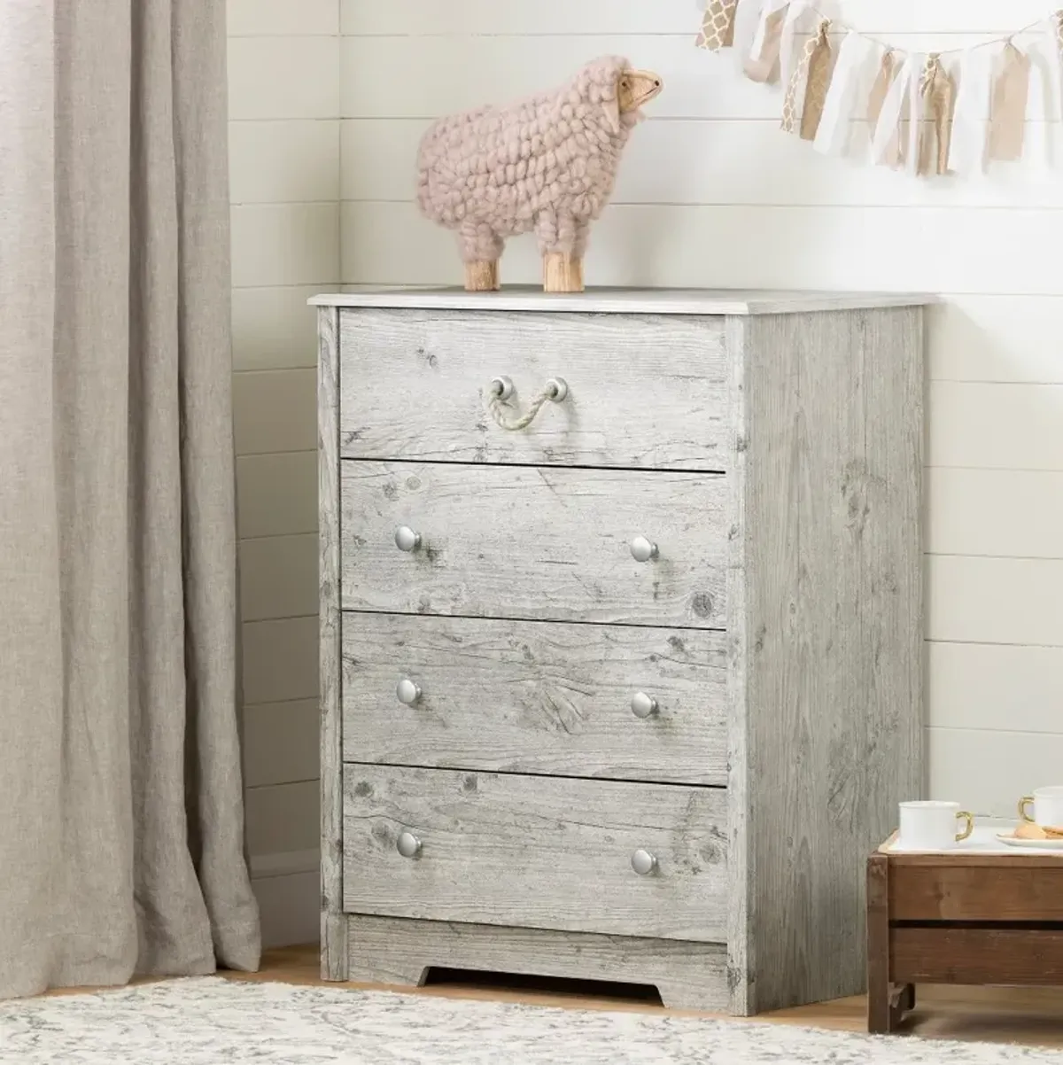 Aviron Seaside Pine Chest of Drawers - South Shore