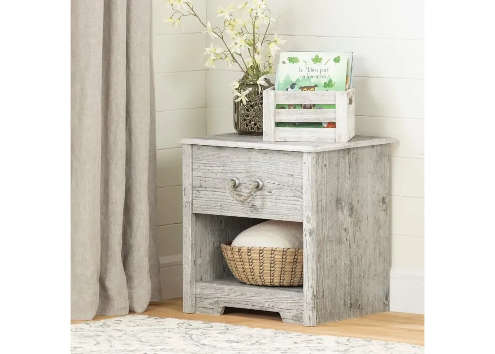 Aviron Seaside Pine Nightstand - South Shore