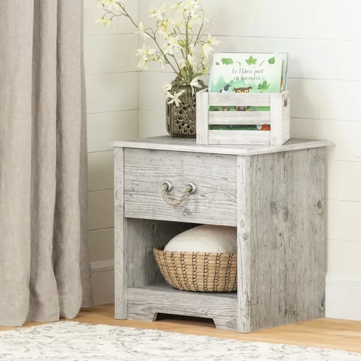 Aviron Seaside Pine Nightstand - South Shore