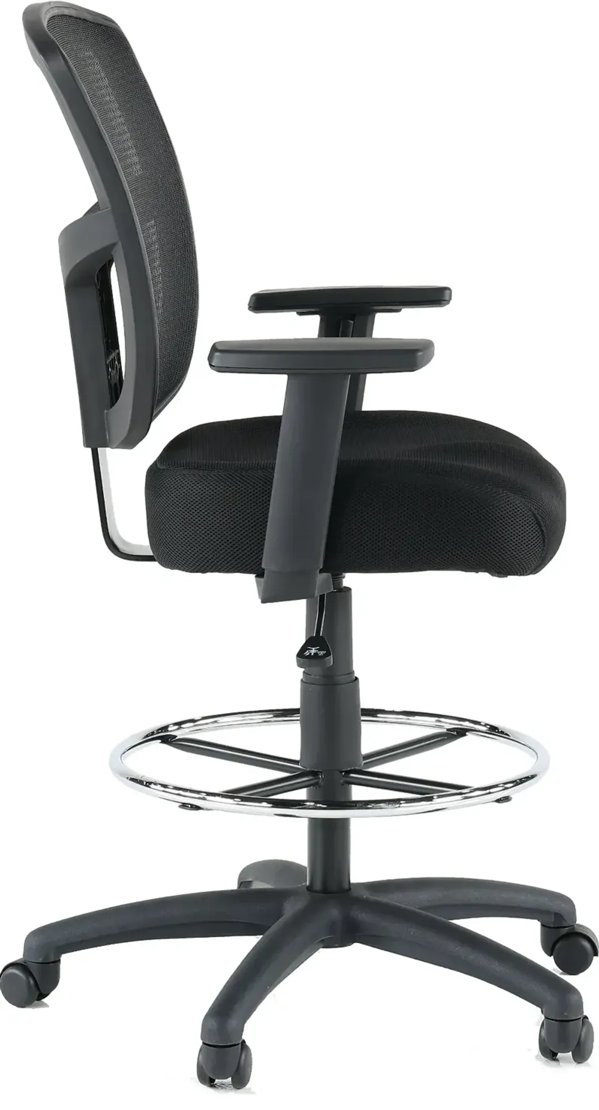 Black Mesh Office Drafting Chair - Drafting Chair Series