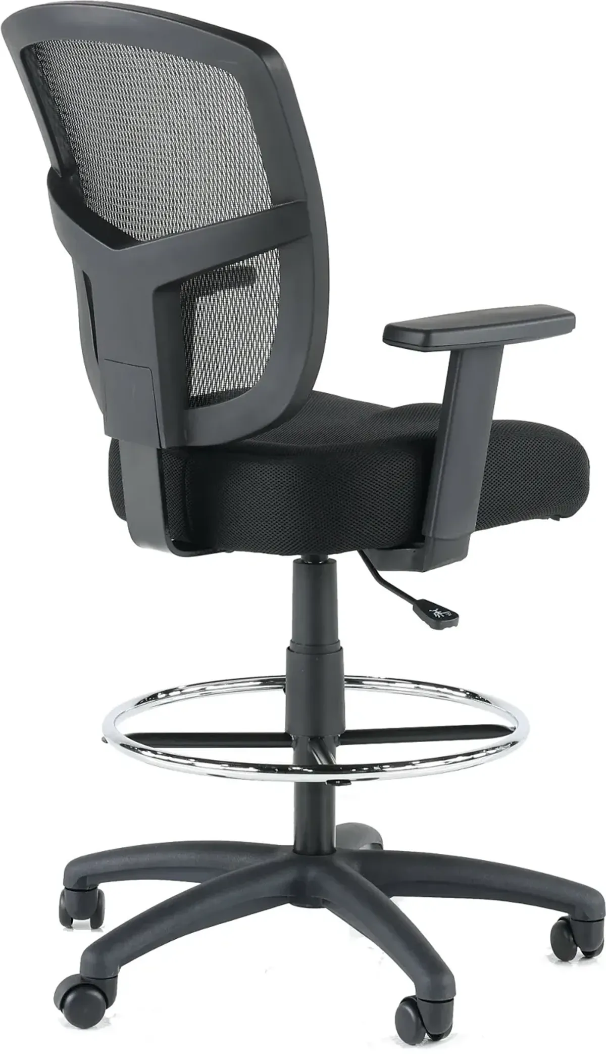 Black Mesh Office Drafting Chair - Drafting Chair Series