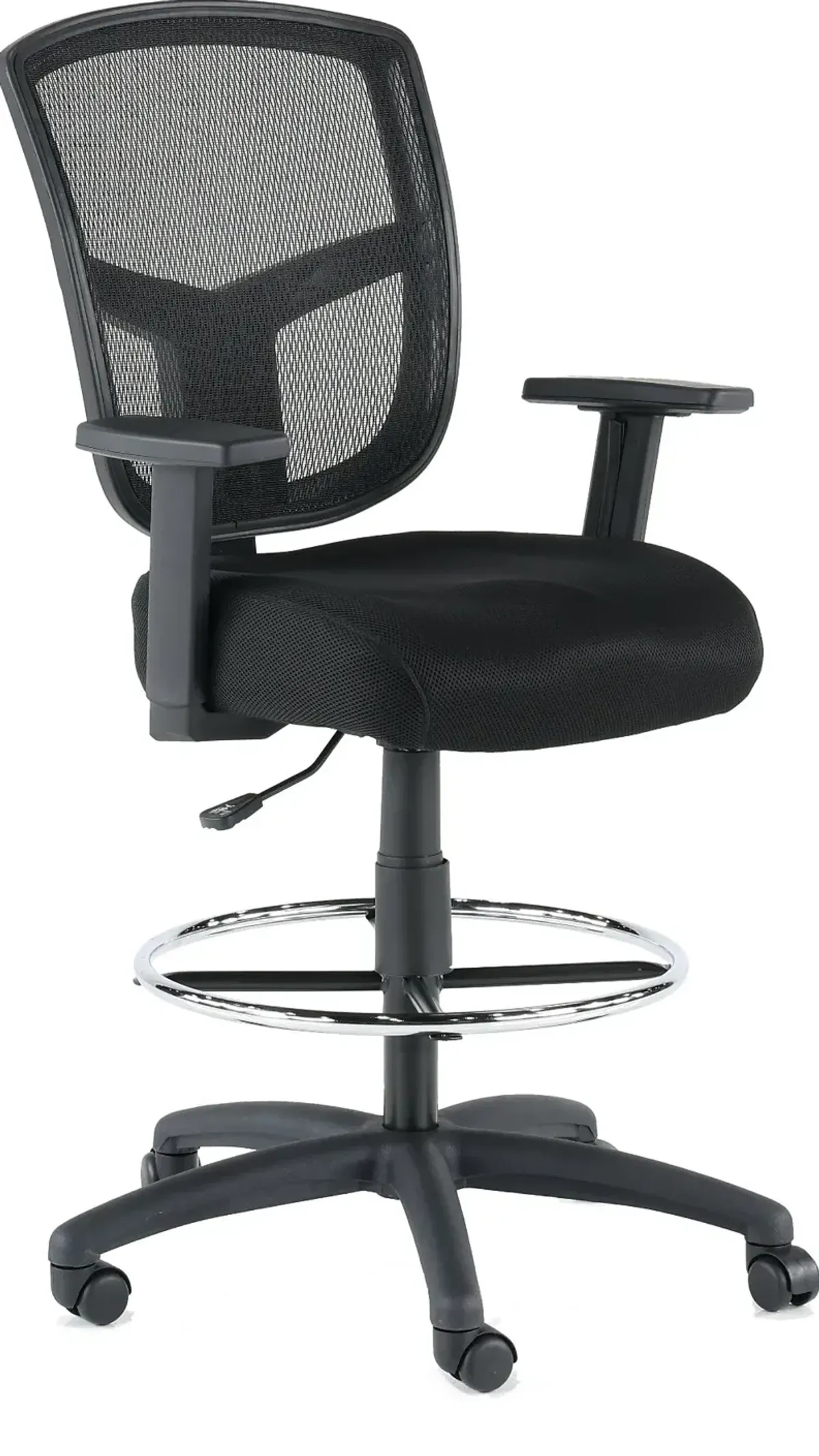 Black Mesh Office Drafting Chair - Drafting Chair Series