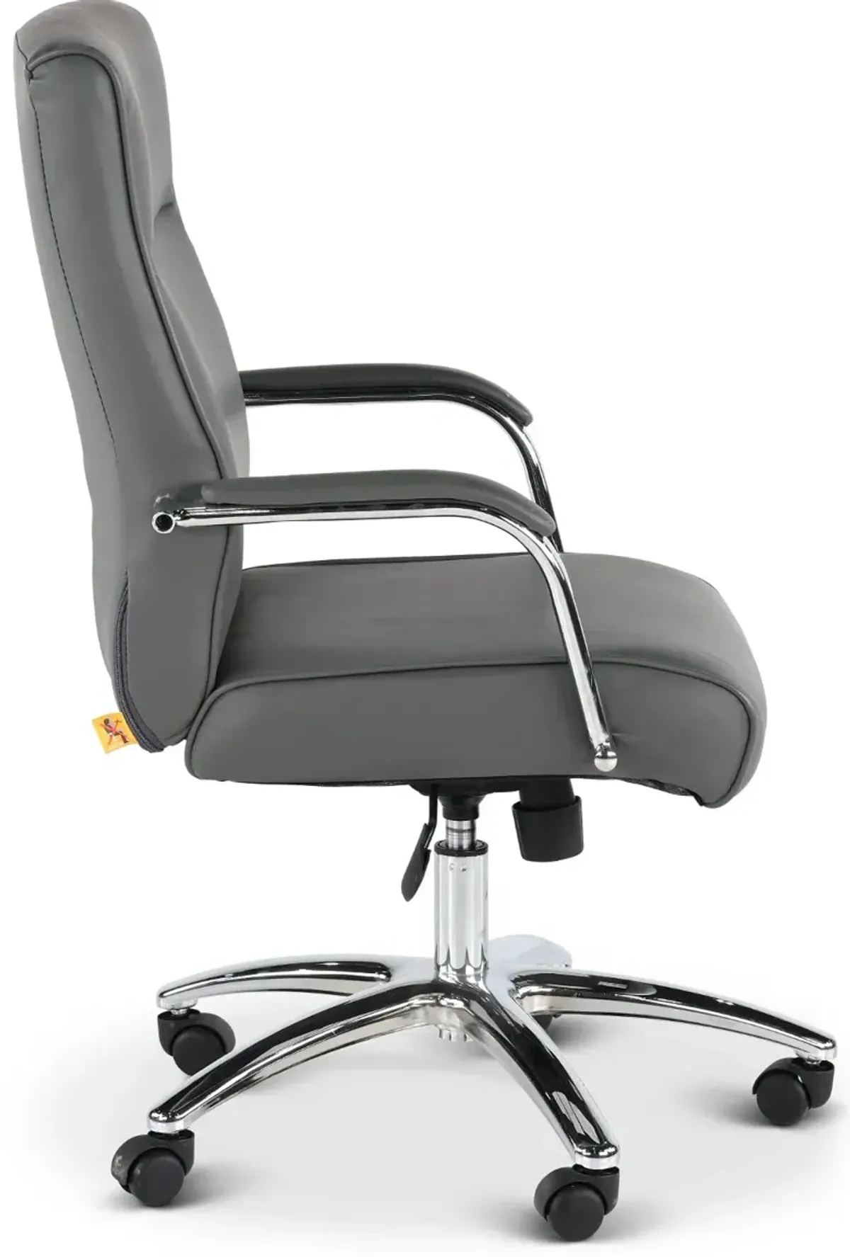 Modern Executive Series Gray CareSoft Vinyl Office Chair