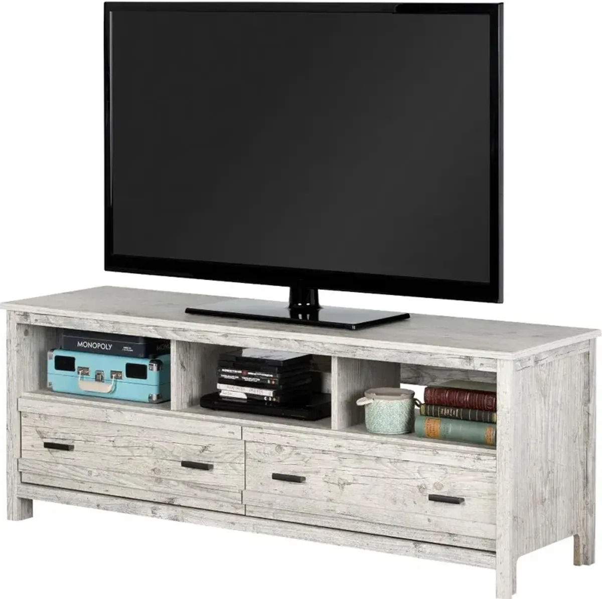 Exhibit 60 inch Seaside Pine TV Stand - South Shore