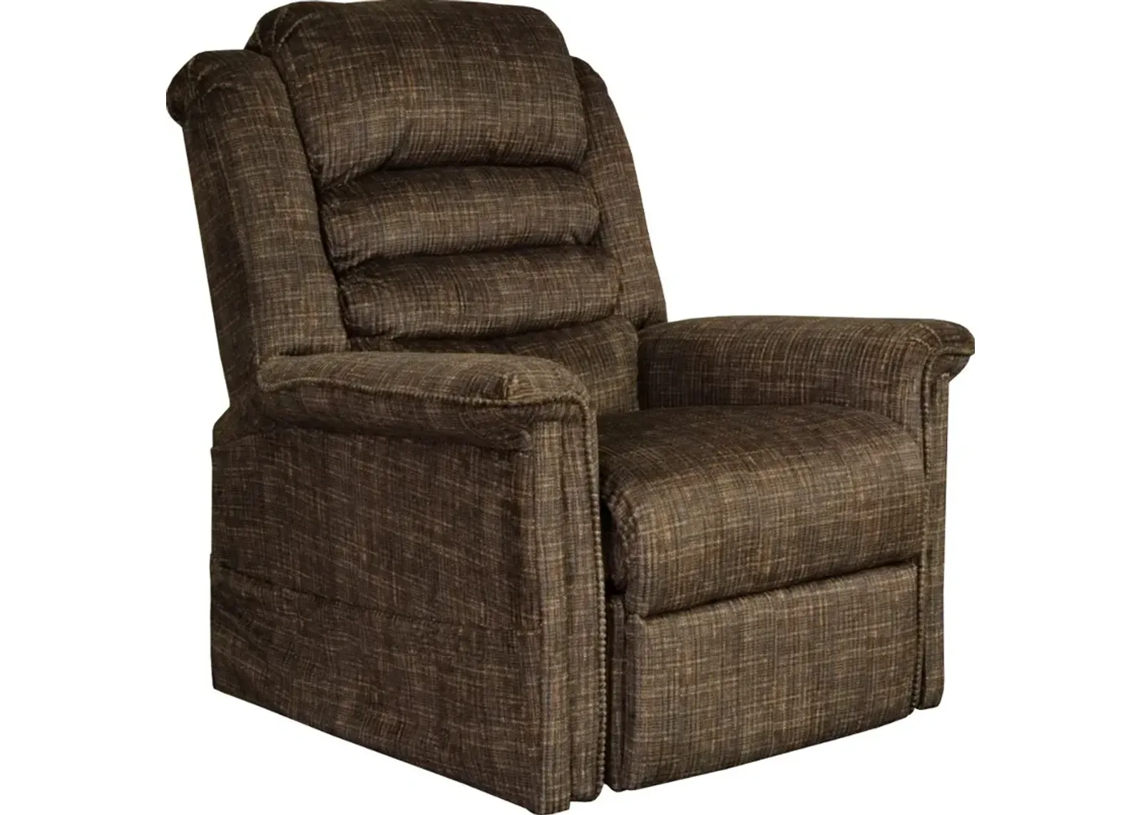 Soother Brown Power Reclining Lift Chair with Heat and Massage