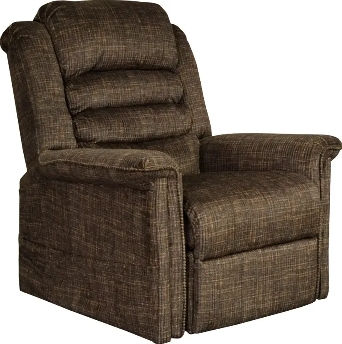 Soother Brown Power Reclining Lift Chair with Heat and Massage